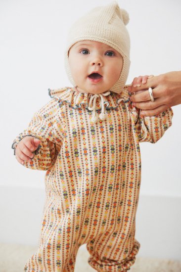 ☆2024AW☆Misha & Puff ミーシャアンドパフ Pierrot Onesie String Trellis BB156063-186