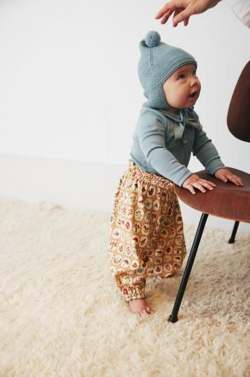 Misha & Puff】ラスト1点: 4Y: Balloon Pant - Parakeet Daisy