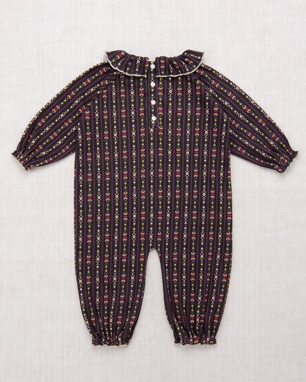 ☆2024AW☆Misha & Puff ミーシャアンドパフ Pierrot Onesie Licorice Bohemia BB156063-995