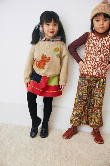 ☆2024AW☆Misha & Puff ミーシャアンドパフ Pattie Top Red ☆2024AW☆Misha & Puff ミーシャアンドパフ Pattie Top Red