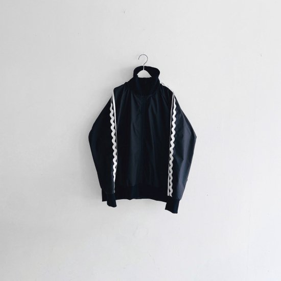 ★2024AW★frankygrow フランキーグロウ KUMA EMBROIDERY PATCH PE TRACK JACKET BLACK  24FWOT-113