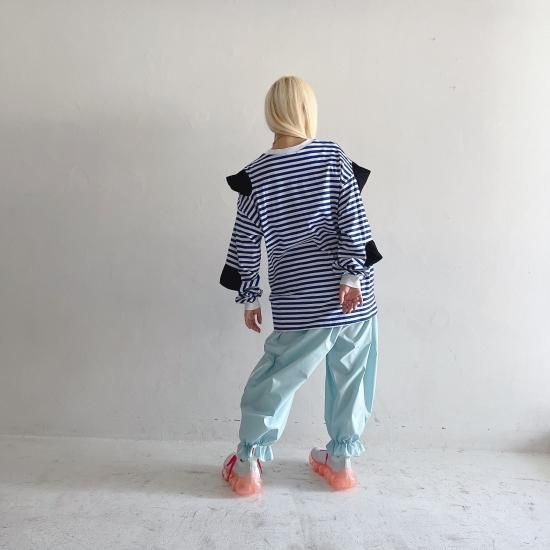 ☆2024AW☆frankygrow フランキーグロウ SOCK HEELS BORDER L/S