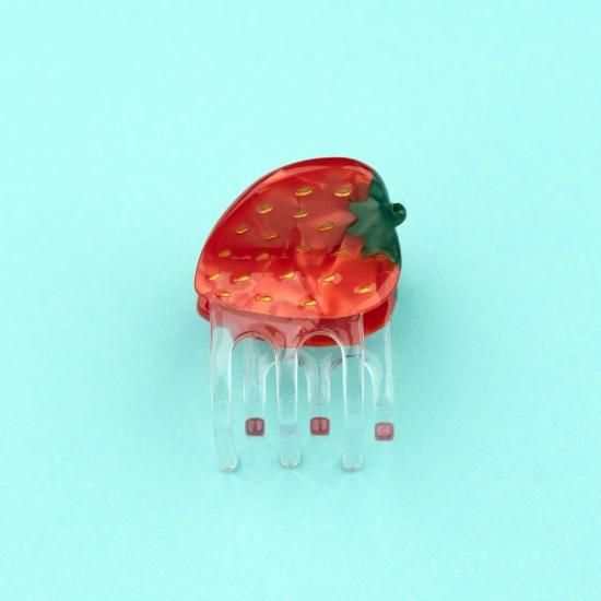 Coucou Suzette ククシュゼット Strawberry Mini Hair Claw