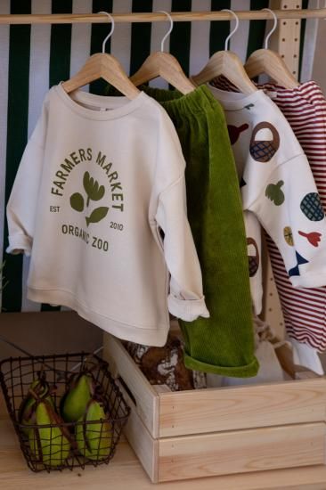organic zoo オーガニックズー Market Logo Sweatshirt 15MARKETBSOZ