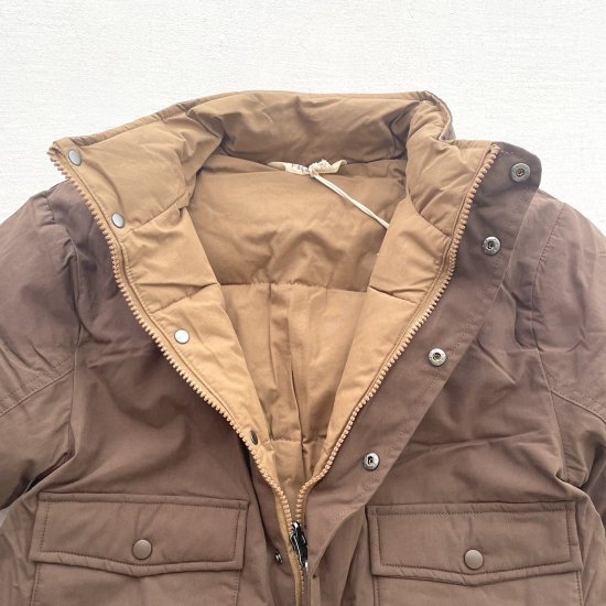 ★2024AW★Façade ファサード Berzeli reversible jacket - Coffee/Nougat