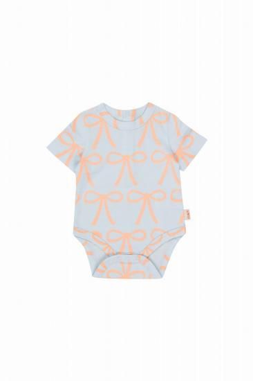 tinycottons タイニーコットンズ BOWS BODY pastel blue SS25-028
