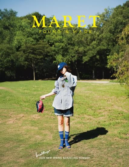 MARET マレ ビンテージマニアベースボールキャップ NAVY M25G91
