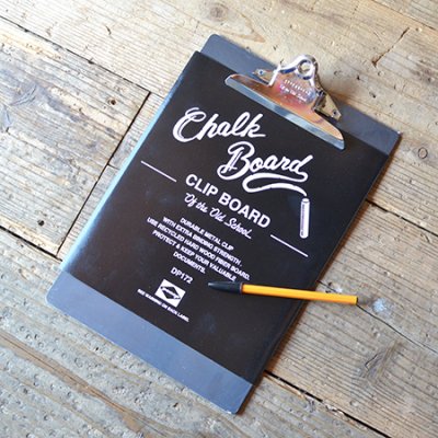 PENCO Clip Chalk Board O/S A4