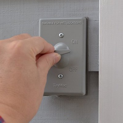 U.S. Outdoor switch & cover 
