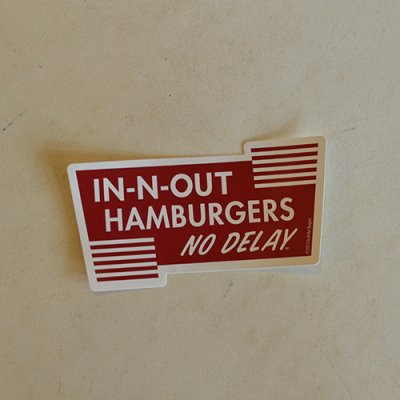 IN-N-OUT BURGER STICKER