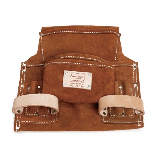 HERITAGE LEATHER NAIL & TOOL BAG 9PKT