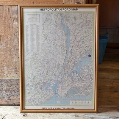 Poster Frame in NEW YORK Map