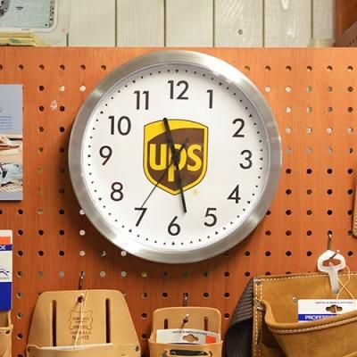 UPS METAL WALL CLOCK