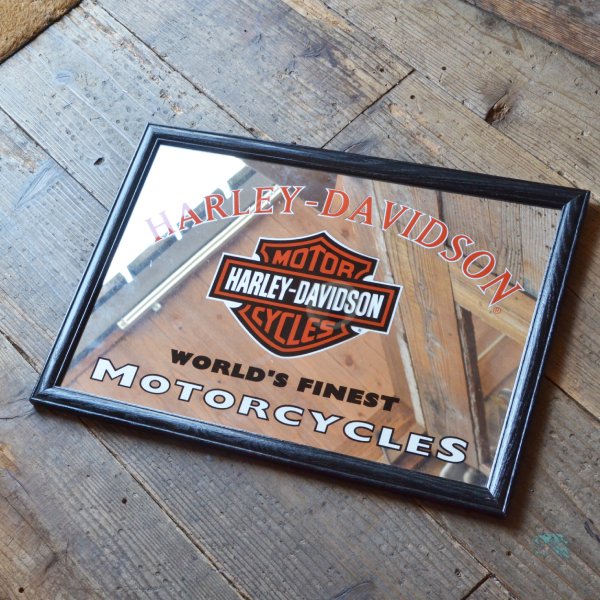 Vintage Harley Davidson pub mirror