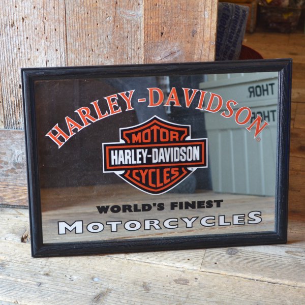 Vintage Harley Davidson pub mirror