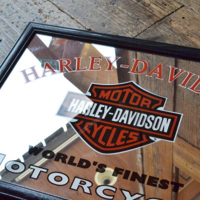 Vintage Harley Davidson pub mirror