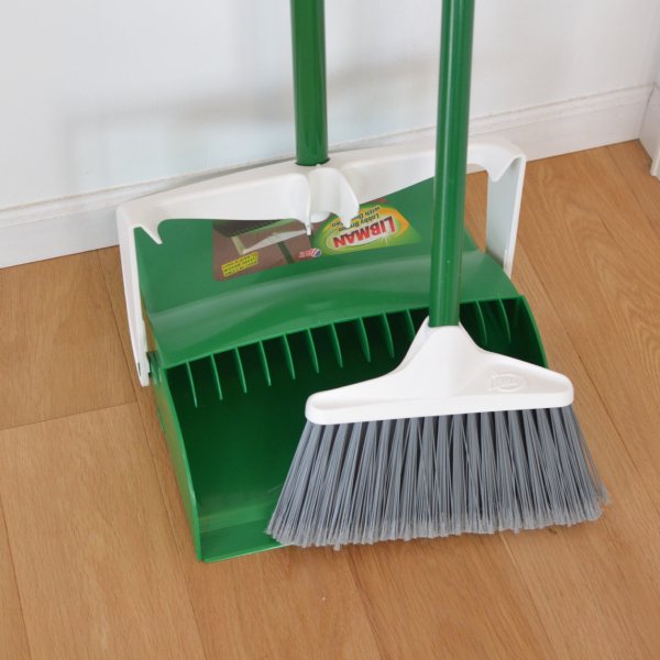 LIBMAN Broom & Dustpan Set