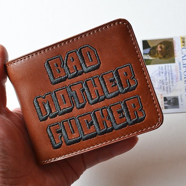 BAD MOTHER FUCKER WALLET embroidery