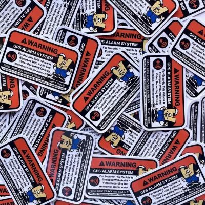 2025 HOLIDAY ORIGINAL WARNING STICKER