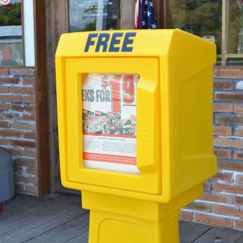 FREE PAPER BOX フリーペーパー ボックス アメリカン アメリカ 新聞