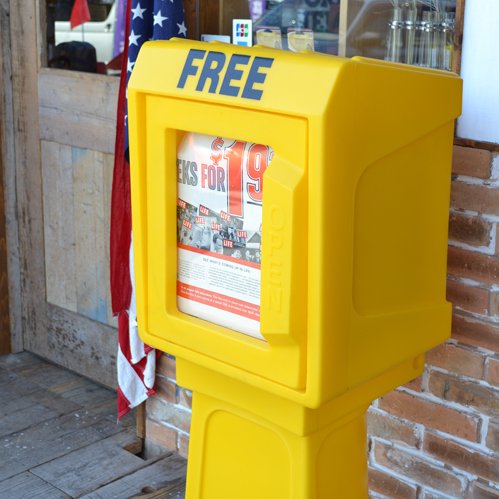 FREE PAPER BOX フリーペーパー ボックス アメリカン アメリカ 新聞