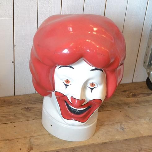 Ronald McDonald Head 1977's - HOLIDAY ONLINE STORE