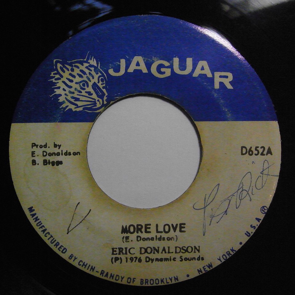 Eric Donaldson / More Love - Tings & Time Records