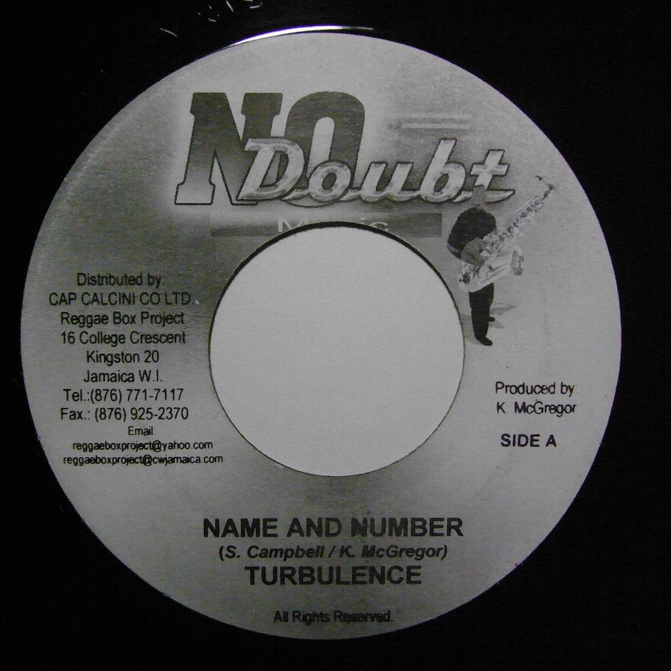 Turbulence / Name And Number - Tings & Time Records