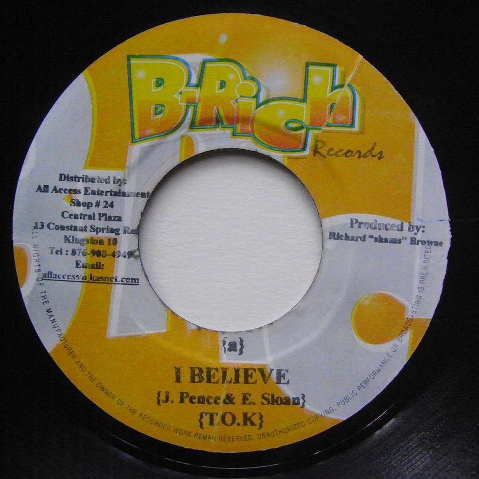 T.O.K. / I Believe - Tings & Time Records