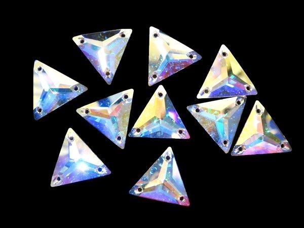 スワロフスキー 3270 三角形 22mm クリスタルab クリスアンクローバー 生地 ダンスコスチューム スワロフスキー 3270 三角形 22mm クリスタルab クリスアンクローバー 生地 ダンスコスチューム