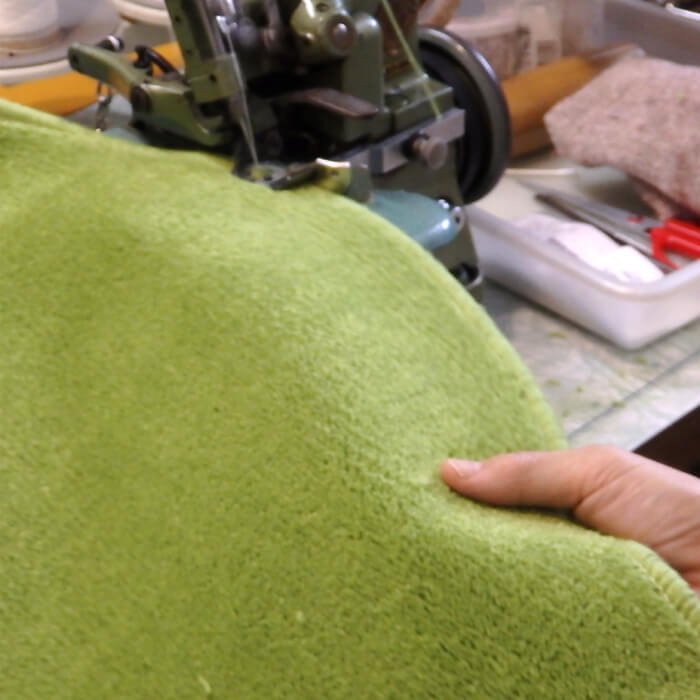織人しきもの屋工房の縫製