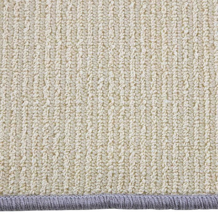 マット専門店の織人しきもの屋工房オリジナル、夏の綿とアクリル織りキッチンマット