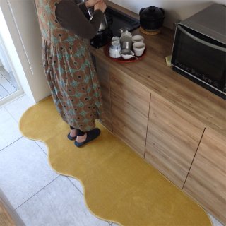 キッチンマット　ピーナッツ型 12色 My Kitchen Style ６５ｃｍ巾（2900円〜10150円） 加工無料の商品画像