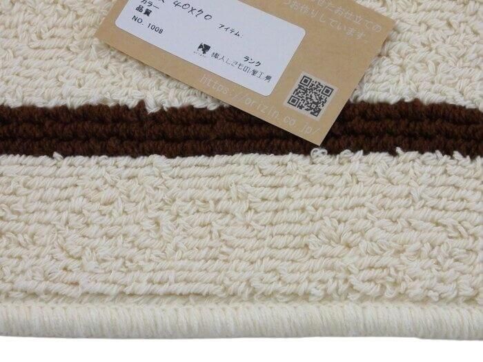 織人しきもの屋工房のバザール、在庫処分セールマット