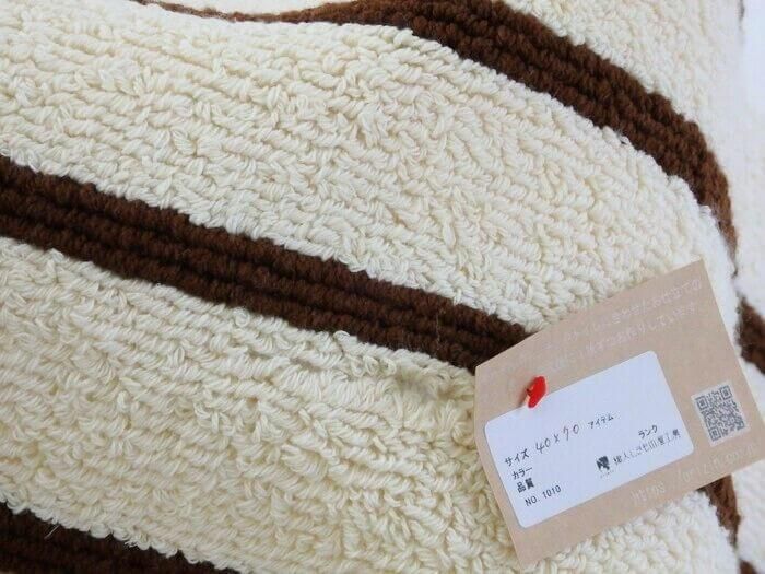 織人しきもの屋工房のバザール、在庫処分セールマット