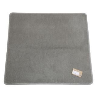 <img class='new_mark_img1' src='https://img.shop-pro.jp/img/new/icons1.gif' style='border:none;display:inline;margin:0px;padding:0px;width:auto;' />【セール品Bランク】約73×81cm| シルバーグレーゆったり使える大きめサイズ |滑りにくい加工の塗りムラの商品画像