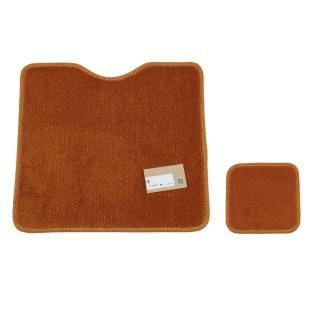 <img class='new_mark_img1' src='https://img.shop-pro.jp/img/new/icons1.gif' style='border:none;display:inline;margin:0px;padding:0px;width:auto;' />【セール品Aランク】トイレマット約43×40cm・約20×20cm | ミニマルトイレと小さなマットセット・テラコッタ |ハンパ品 | トイレマットと小さなマットのセットの商品画像