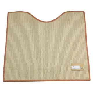 <img class='new_mark_img1' src='https://img.shop-pro.jp/img/new/icons1.gif' style='border:none;display:inline;margin:0px;padding:0px;width:auto;' />【セール品Aランク】標準型トイレマット(1型KU-10)約66×60cm| ジャパンディLEPOの周りをライトマホガニーで縫製 |撮影品の商品画像