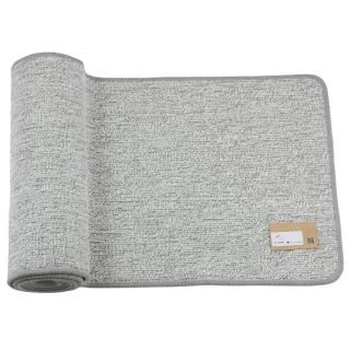 <img class='new_mark_img1' src='https://img.shop-pro.jp/img/new/icons1.gif' style='border:none;display:inline;margin:0px;padding:0px;width:auto;' />【セール品Aランク】キッチンマット約45×225cm | 綿とアクリルの涼しげなしっかりマット、グレー系 | 試作品の商品画像