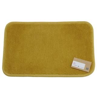 <img class='new_mark_img1' src='https://img.shop-pro.jp/img/new/icons1.gif' style='border:none;display:inline;margin:0px;padding:0px;width:auto;' />【セール品Aランク】バスマット・洗面台マット約30×45cm | ゴールド色。シンプル無地の踏み心地の良い高密度織り、抗菌防臭糸アクリル100%(東レセベリス) | ハンパ品の商品画像