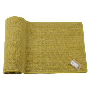 <img class='new_mark_img1' src='https://img.shop-pro.jp/img/new/icons1.gif' style='border:none;display:inline;margin:0px;padding:0px;width:auto;' />【セール品Bランク】キッチンマット約45×184cm| ゴールドとベージュの糸使いのループ織り、心地良い弾力 |試作品、表面の裏加工剤の軽い付着の商品画像