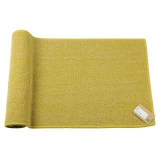 <img class='new_mark_img1' src='https://img.shop-pro.jp/img/new/icons1.gif' style='border:none;display:inline;margin:0px;padding:0px;width:auto;' />【セール品Bランク】キッチンマット約45×120cm| ゴールドとベージュの糸使いのループ織り、心地良い弾力 |試作品、表面の裏加工剤の軽い付着の商品画像