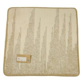 <img class='new_mark_img1' src='https://img.shop-pro.jp/img/new/icons1.gif' style='border:none;display:inline;margin:0px;padding:0px;width:auto;' />【セール品Cランク】バスマット・洗面台マット約51×51cm| アイボリーからベージュ系の正方形バス洗面前マット |織りキズの商品画像