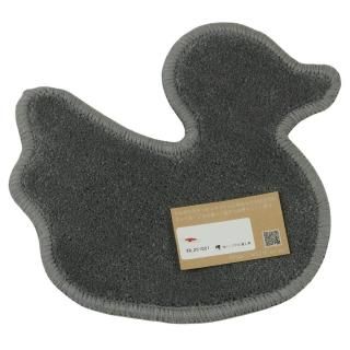 <img class='new_mark_img1' src='https://img.shop-pro.jp/img/new/icons1.gif' style='border:none;display:inline;margin:0px;padding:0px;width:auto;' />【セール品Aランク】アクセント・小さなマット約28×28cm| 濃いグレー、あひる |試作品の商品画像