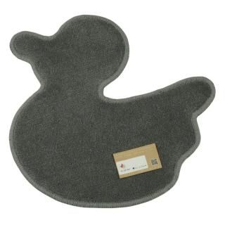 <img class='new_mark_img1' src='https://img.shop-pro.jp/img/new/icons1.gif' style='border:none;display:inline;margin:0px;padding:0px;width:auto;' />【セール品Aランク】アクセント・小さなマット約44×44cm| 濃いグレー、あひる |試作品の商品画像