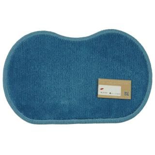 <img class='new_mark_img1' src='https://img.shop-pro.jp/img/new/icons1.gif' style='border:none;display:inline;margin:0px;padding:0px;width:auto;' />【セール品Aランク】アクセント・小さなマット約27×41cm| ブルームーン色、ミニピーナッツ型マット |ハンパ品の商品画像