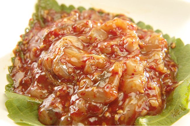 韓国　白菜キムチ&タコチャンジャ