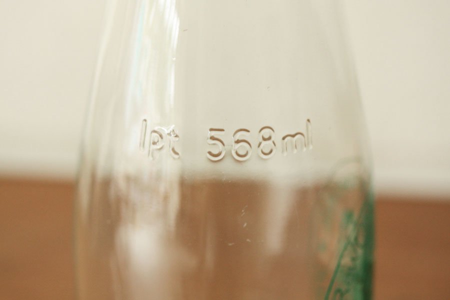 shipton｜ミルクガラス ミルクボトル アンティーク 牛乳瓶 ナチュラル