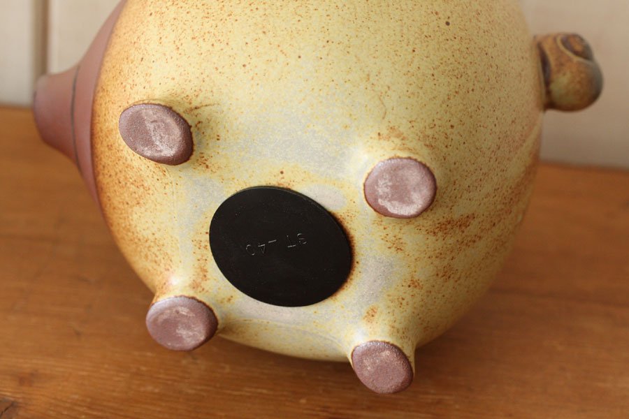 貯金箱 ブタ ピッグ 陶器 瀬戸焼き オブジェ インテリア かわいい 幸運の象徴