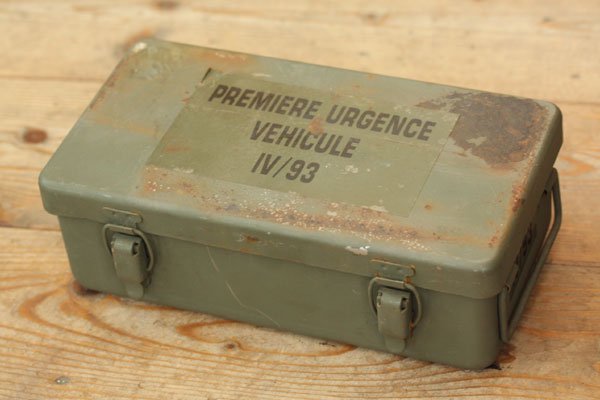 フランス軍 ミリタリー雑貨 メタルボックス スチールボックス
